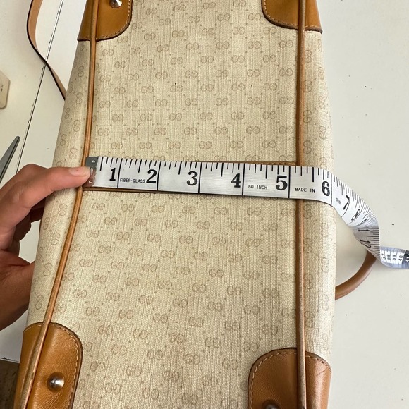 Gucci Cream and Tan Shoulder Bag - Picture 7 of 16